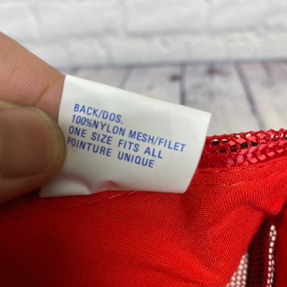 Vintage Trucker hat Mesh Cap Snapback Red Black Stripes DUNIECE Bros. Trucking - Picture 9 of 10